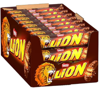 Lot de 24 Barre Chocolat Lion - 24x42g à 23,52€