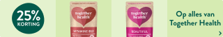 25%korting op alle supplementen van Together Health bij Holland & Barrett