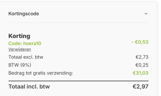 15% korting op je bestelling bij De Kruidenbaron