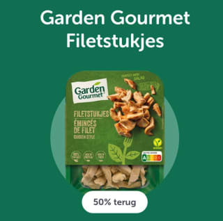 Garden Gourmet Filetstukjes met 50% cashback