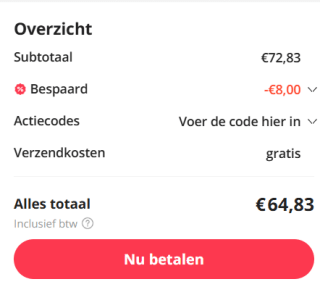Ergonomische bureaustoel met hoge rugleuning voor €64,83 dmv code bij Aliexpress
