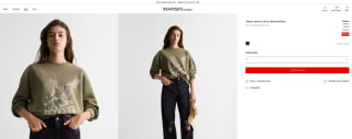 Jeans rectos rotos decorativos Mujer por 3,99€ en Mango Outlet