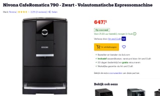Nivona 790 koffiemachine voor €647,71 bij Bol.com