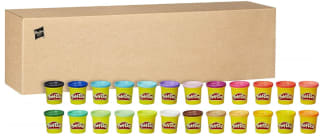 Lot de 24 pots de pâte à modeler Play Doh - 24 x 84g (2.49kg) à 18,63€