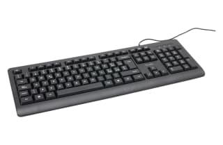 Teclado USB con cable QWERTY italiano con cable Trust Taro por solo 4,87€