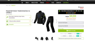 Chaqueta + pantalón REVIT VERTICAL GORETEX laminado 2L. AA y protecciones nivel 2 por 599,99€