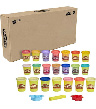Play-Doh Bright 'n Happy - Set de 21 Botes de plastilina por 19,09€.