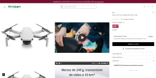 Dron con cámara DJI Mini 2 SE por 288,41€