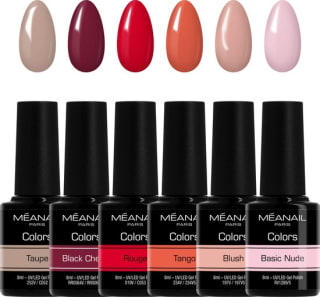 Méanail - Gellak - Cruelty Free- 6 x 8ml - Gel nagellak - Ruby voor €6,90 bij Bol.com