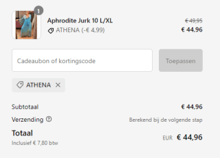 10% korting op alle jurken bij The TwoSisters