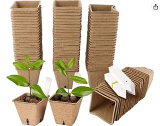 Kit de 80 macetas biodegradables para cultivo a 13,83€