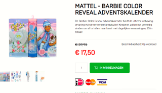 Barbie Color Reveal Adventskalendar voor €17,50 bij Dagknaller