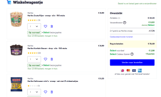 Alle Haribo Mix en Match snoep 2 +1 gratis bij Bol