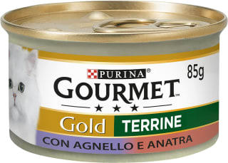 24x85g Purina Gourmet Gold katten natvoer met lam en eend voor €10,97
