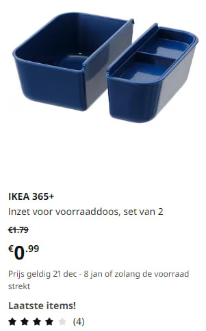 Tot 45% korting in de sale bij Ikea