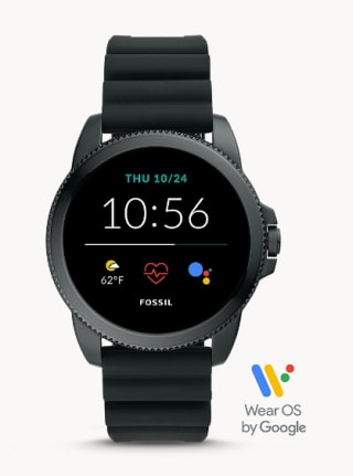 Montre connectée GÉN 5 E en silicone noir à 99€