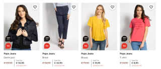 Kortingscode Dress-for-less voor 25% extra op alles van Pepe Jeans in de sale tot 80%