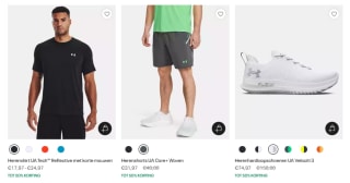 Tot 50% korting tijdens de Under Armour outlet