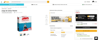 Juego de Cartas Tiburón por 9,95€