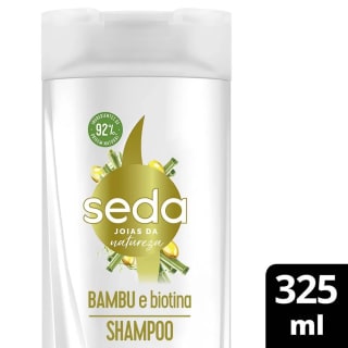 Shampoo da Seda, aroma Bambu E Biotina de 325ml - R$ 8,99