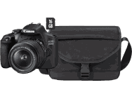 Canon EOS 2000D + 18-55mm f/3.5-5.6 DC III + Tas + 16GB Geheugenkaart voor €399 bij de Mediamarkt