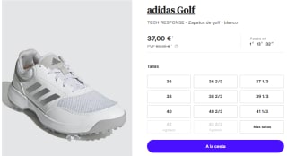 Zapatillas de Golf para Mujer adidas TECH RESPONSE por 37€