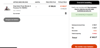 Ninja Detect 3-in-1 Foodprocessor, Blender en Smoothie Maker voor €165,17 dmv code in de Ninja store