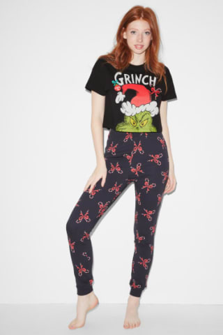 Camiseta navideña Clockhouse pijama El Grinch por 6,50€