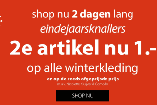 2e kleding artikel voor €1 bij Terstal