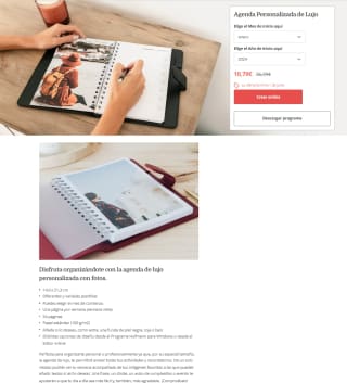 Agenda personalizada lujo Hoffman por 10,79€
