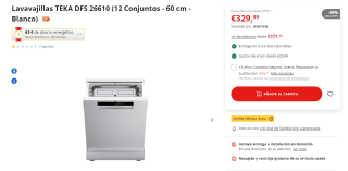 Hasta 20% + 15% EXTRA descuento en electrodomésticos en Worten