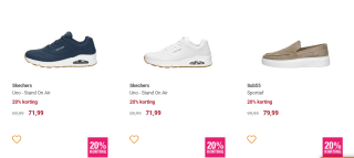Tot 20% korting op de nieuwe collectie bij Schuurman Schoenen