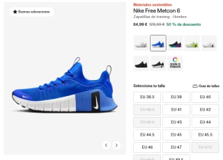 Descuentazos zapatillas Nike desde solo 34,99€ precios locos