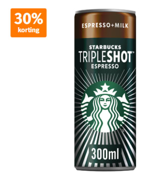 Starbucks Triple shot voor €1,74 bij de AH