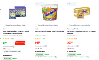 Tot 50% korting op artikelen uit je voorraadkast