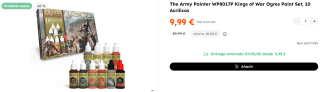 The Army Painter: Warpaints Kings of War – Ogres Paint Set por 9.99€