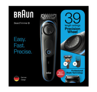 3x Braun Baardtrimmer BT3240 voor €41,56 bij Plein