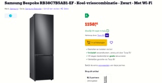 Samsung Bespoke RB38C7B5AB1-EF - Koel-vriescombinatie voor €1.158,91 bij Bol.com