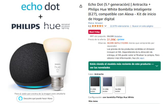 Echo Dot (5.ª generación, modelo de 2022) Altavoz inteligente por 26,99€ mas opciones en descripción