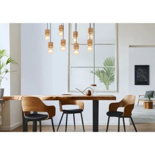 Globo ANGELINE Hanger Zwart, 8-lichts voor €52,99 bij de Praxis