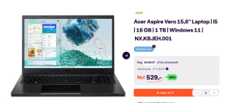 Acer Aspire Vero AV15-52-57LY (EVO) laptop voor €529 bij Ibood