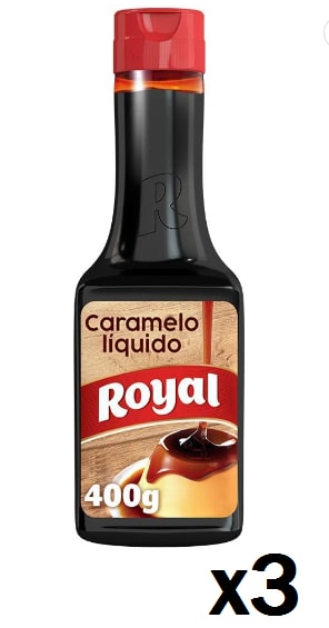 Pack 3 Royal Caramelo Líquido Botella - 400 gr. por 5.76€