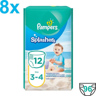 Pampers - Splashers - Maat 3-4 - Wegwerpbare Zwemluiers - 96 Stuks voor €26,99 bij Bol.com