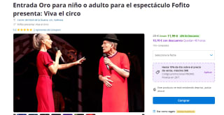 Entrada Fofito presenta: Viva el circo en Valencia por 10,79€