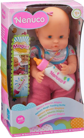 Nenuco - Biberón Mágico Rosa, Muñeco Bebé por 12,99€.