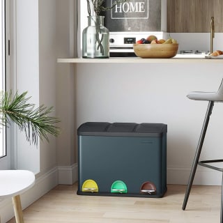 SONGMICS afvalscheidingssysteem afvalbak 3x 15L voor €79,55 bij Amazon