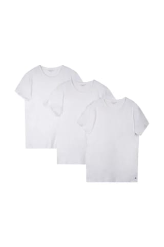 3 Pak Tommy Hilfiger basic witte shirts voor €18,70 dmv code bij Otrium