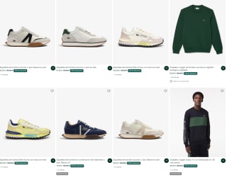 Rebajas hasta 50% dto en Lacoste oficial