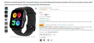 Reloj inteligente Amazfit GTS 2 por 79,90€