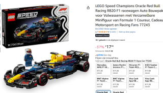 LEGO Speed Champions Oracle Red Bull Racing RB20 F1 Auto Set voor €17,08 bij Amazon